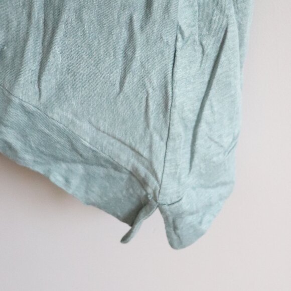 Tahari Womens Blue Sz M 100% Linen Open Front Lightweight Cardigan Sweater - Picture 6 of 9